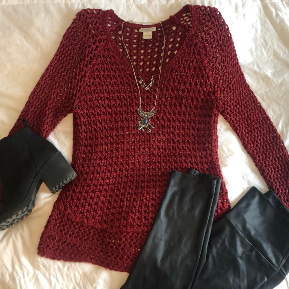 Lucky Brand, beautiful, woven top!